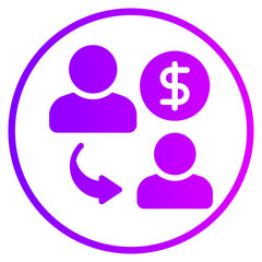 inheritance gradient icon