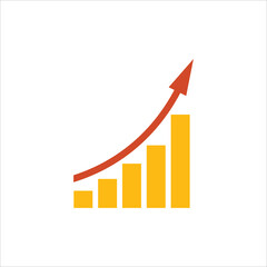 Yellow Chart UP trend