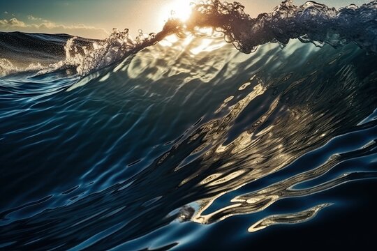 Water waves, background image