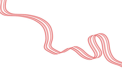 Ribbon bow celebration decoration.