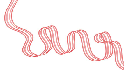 Ribbon bow celebration decoration.