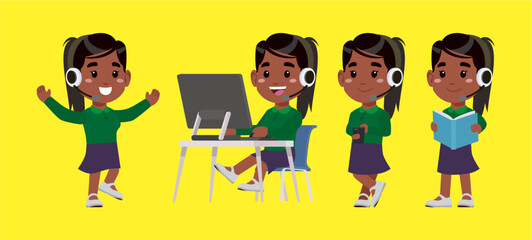 Call center and customer service character