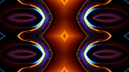 abstract background with glowing circles