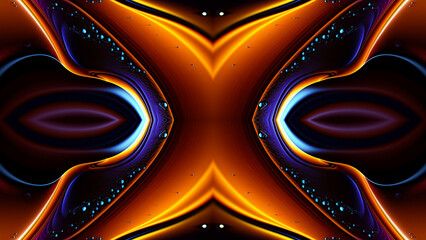 fractal background with space
