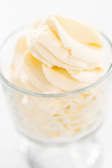 Homemade whipped cream