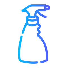spray Line Gradient Icon