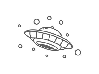 ufo line art  © kani art