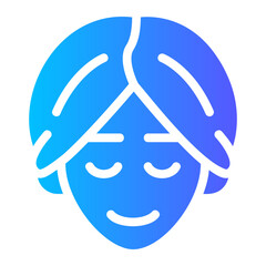 beauty gradient icon
