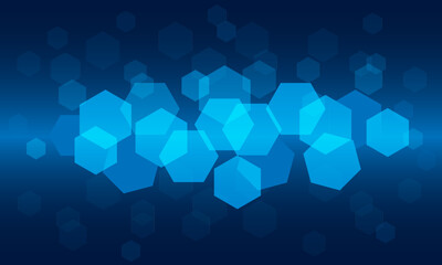 abstract blue background with cubes.