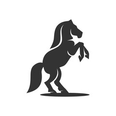 horse logo template. Icon Illustration Brand Identity. Isolated and flat illustration. Vector graphic