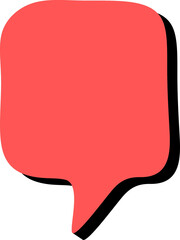 speech bubble illustration. colored text bubbles
