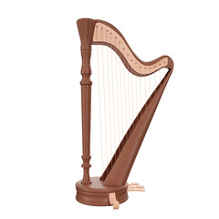 Musical Instrument 3D Illustration Object