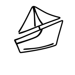 sailboat line icon