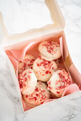 Peppermint White Chocolate Cookies