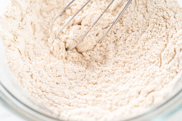 Gingerbread bundt cake with caramel filling