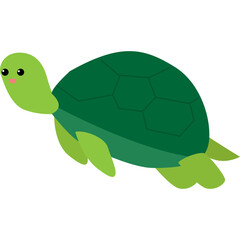 Big set of childish funny clip arts with sea animals