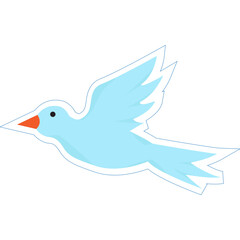 Set of weather sticker cartoon character