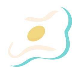 Set of food and dessert element illustration