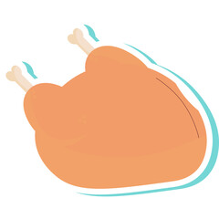 Set of food and dessert element illustration