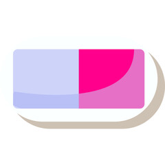 Medicine cute stickers template set. Treatment of diseases, drugs vitamins, medical items. Healthcare objects. Scrapbooking elements. Vector illustration in flat cartoon design