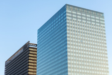 2000s style venture business tower blocks, Tokyo