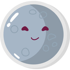 Vector set of cute stars and moon - good night elements for sticker or badge design.