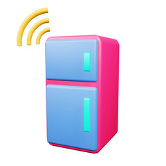 Whimsical 3D icon for smart home. Perfect for showcasing IoT technology. Add charm and innovation to designs