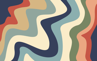 Retro vintage Liquid Swirl Abstract Pattern colourful wavey pattern for background , wallpaper , fabric , tiles 