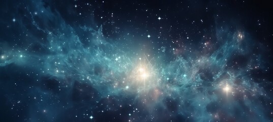 Naklejka premium Space galaxy gas background. Science cosmic nature system. Generative AI technology.
