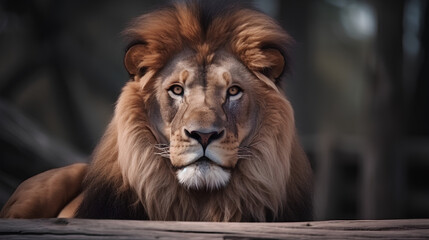 Fototapeta premium portrait of a lion