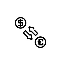 economy money exchange sign symbol vector