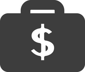 money luggage icon.