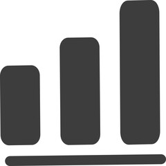 profit financial graph icon.