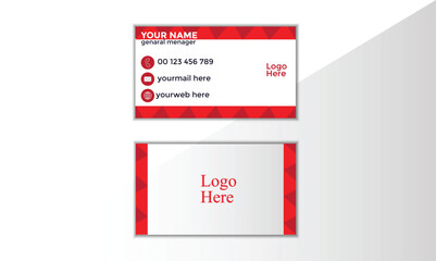 Modern business card .