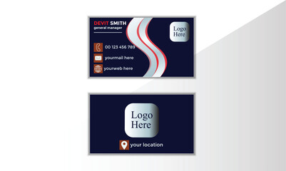 Editable business card templates.

