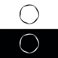 Circle vector logo template illustration . Circle icon design