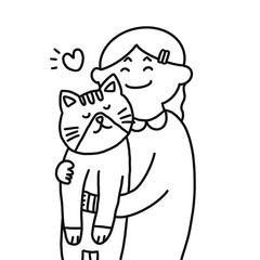 I love cat without color