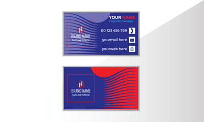 colorfull business card.
