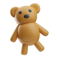 kindergarten Teddy Bear illustration 3d
