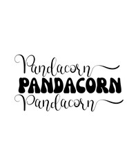 pandacorn svg design