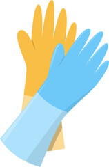 Rubber gloves Illustration 