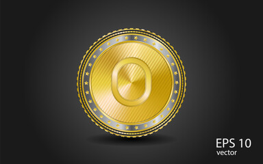 Emblem Letter O Weaving Circle Monogram Graceful Template