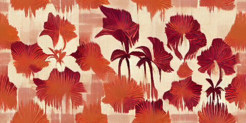 seamless pattern with flowers