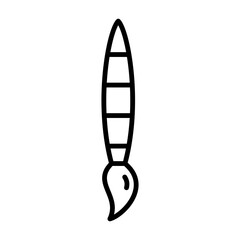 Paint Brush Icon Design Vector template Illustration
