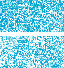 abstract lines & pattern background (blue & white)