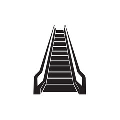 Escalator icon logo symbol,illustration design template.