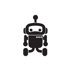 Robot icon logo symbol,illustration design template.
