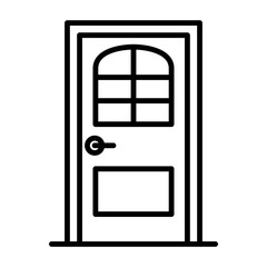 Door Icon Design Vector template Illustration