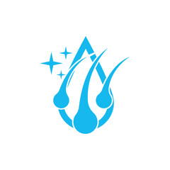 Hair care icon logo vector,illustration design template.