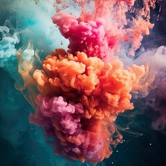 Fototapeta premium smoke bomb